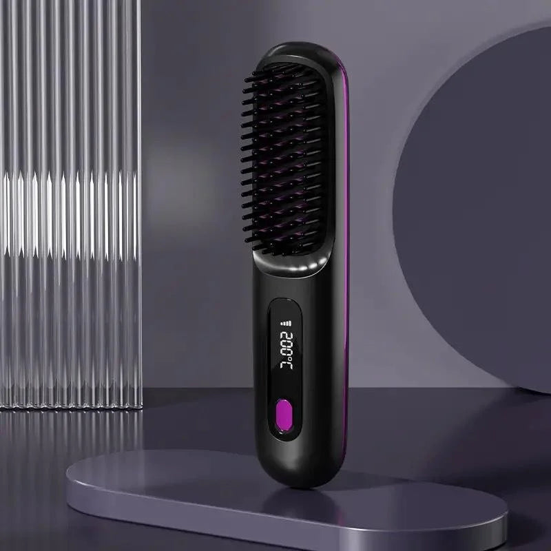 Brosse lissante sans fil Lissya - Noir