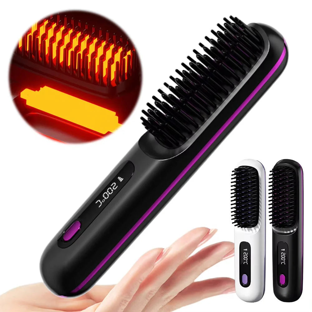 Brosse lissante sans fil Lissya - chauffe rapide